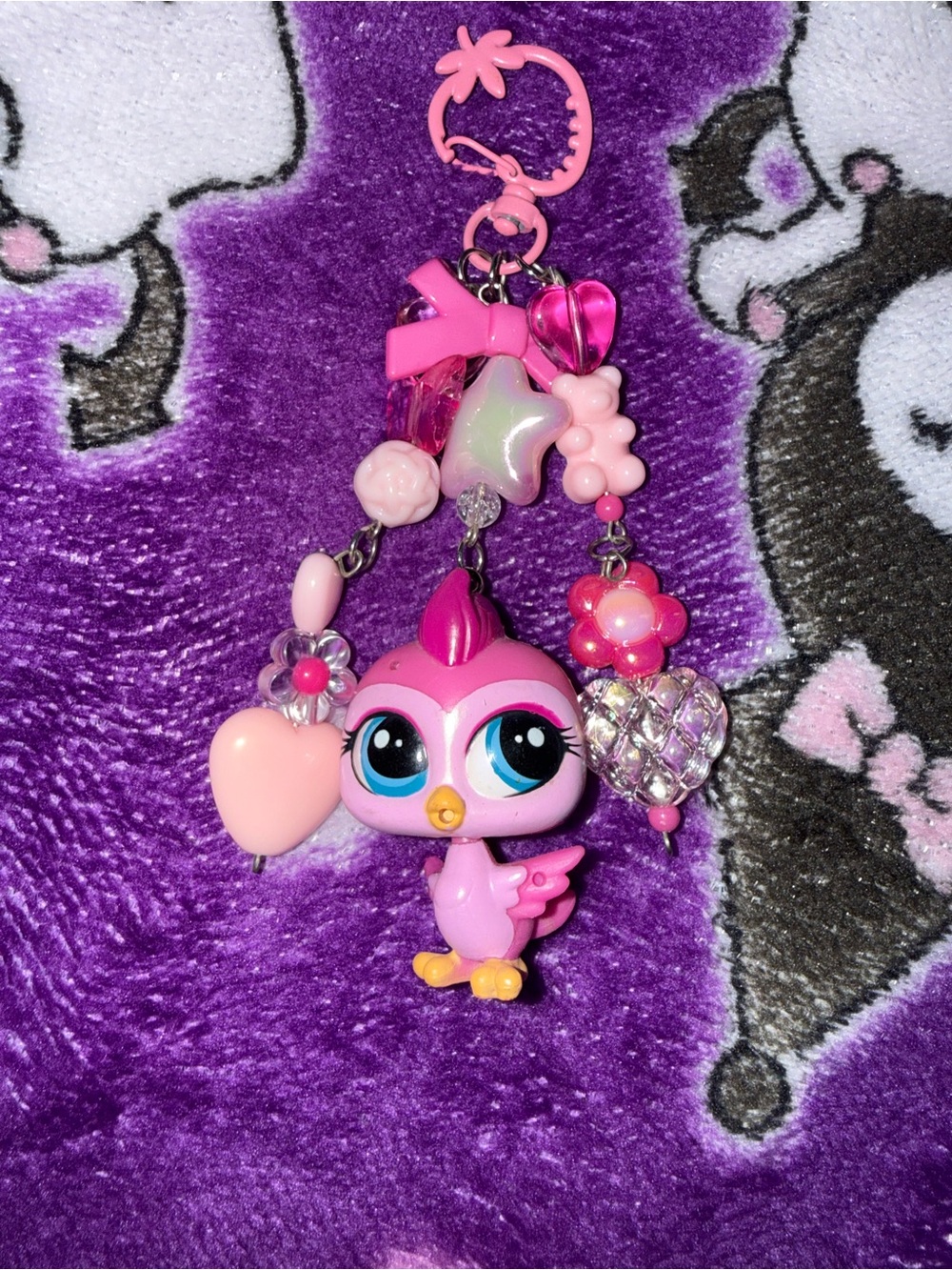 pink lps keychain